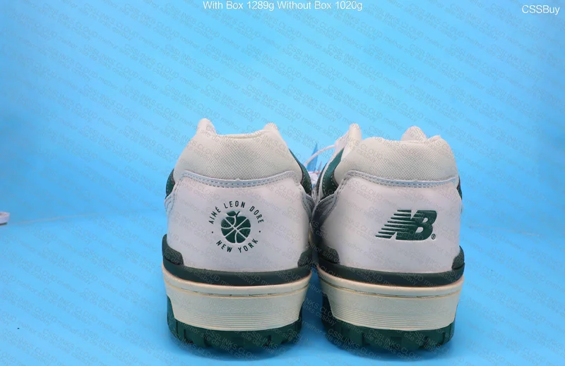 New balance 550 white green 3