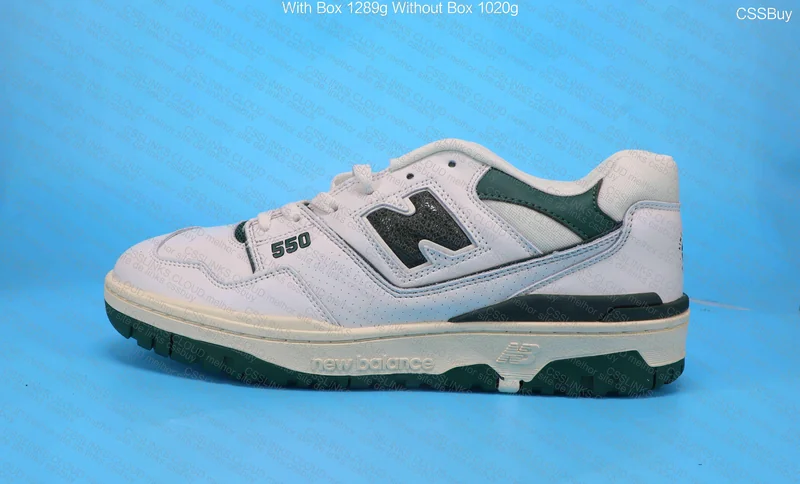 New balance 550 white green 4