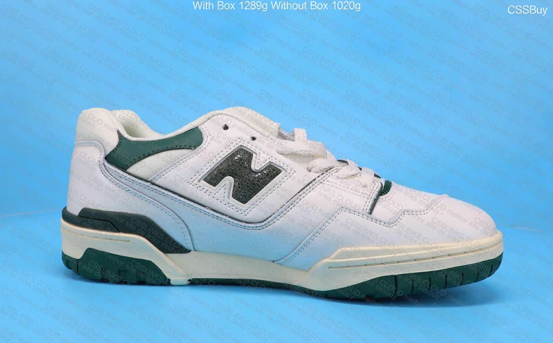 New balance 550 white green 5