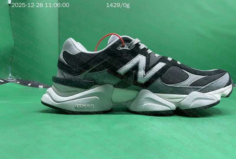 New Balance 9060 Black and White Gray 6