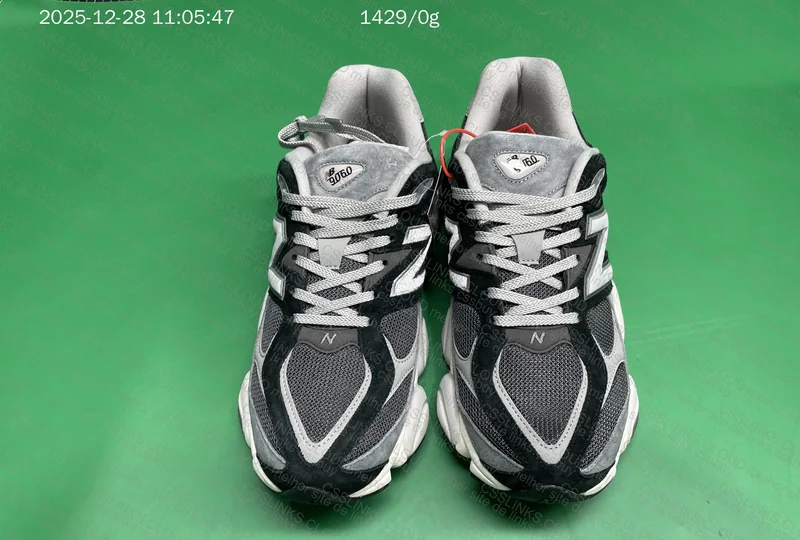 New Balance 9060 Black and White Gray