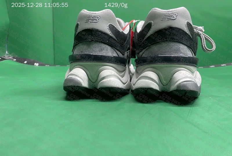New Balance 9060 Black and White Gray 3