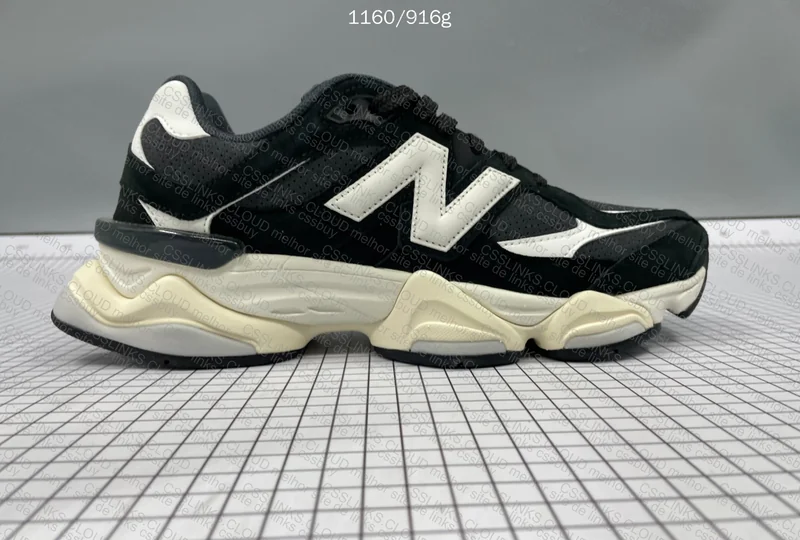 New Balance 9060 Black and White - JMDY 3