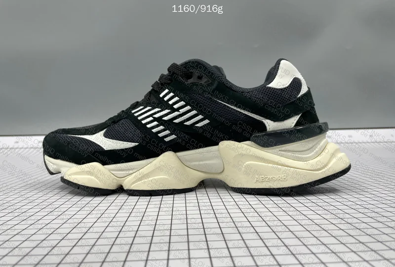 New Balance 9060 Black and White - JMDY 8