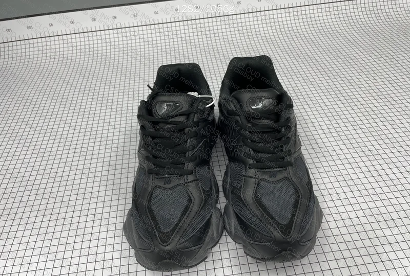 New balance 9060 black leather