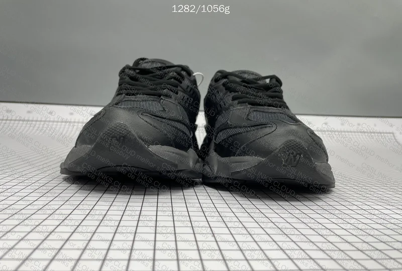 New balance 9060 black leather 2
