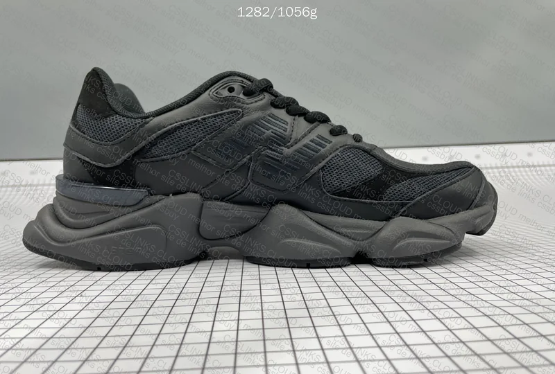 New balance 9060 black leather 7