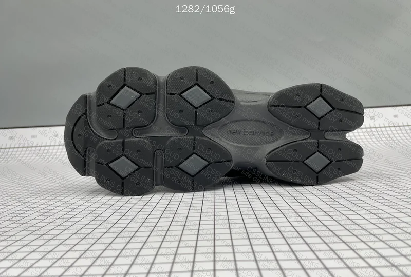 New balance 9060 black leather 8