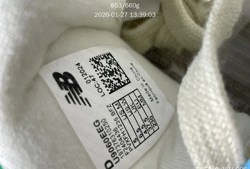 New Balance 9060 C batch U9060EEG 10
