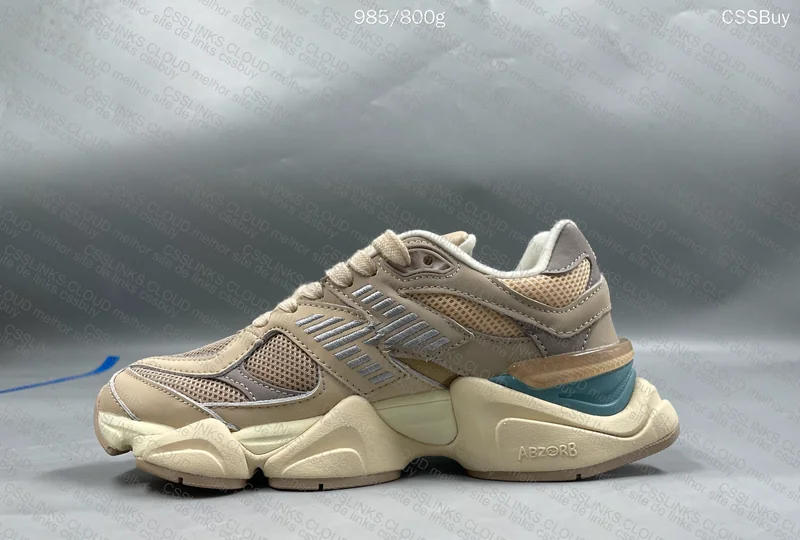New Balance 9060 Cream Blue 2