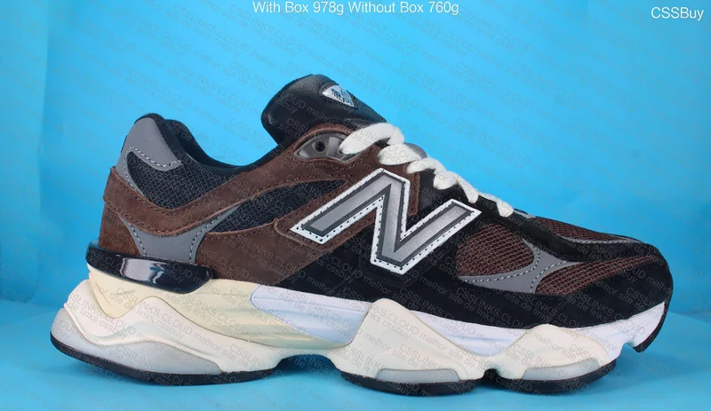 New Balance 9060 Dark Brown 6