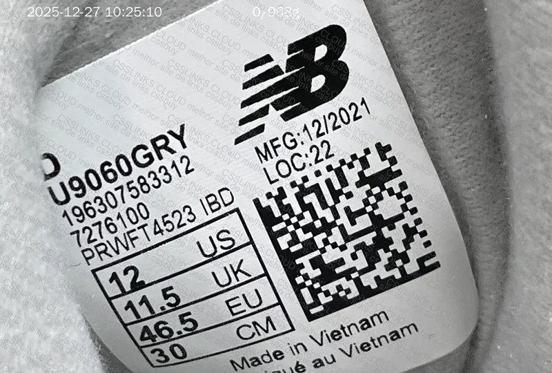 New Balance 9060 GRY/ Batch C (First Time Importing) 5