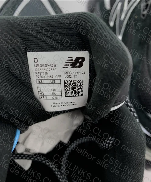 New Balance 9060 Preto/Prata 6