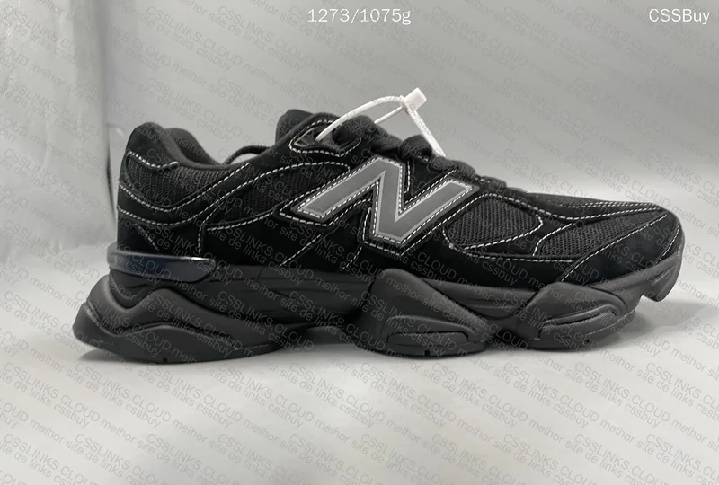 New Balance 9060 - Triple Black 7