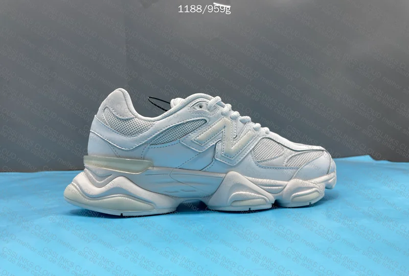 New Balance 9060 Triple White 3