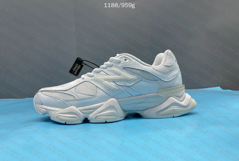 New Balance 9060 Triple White 7