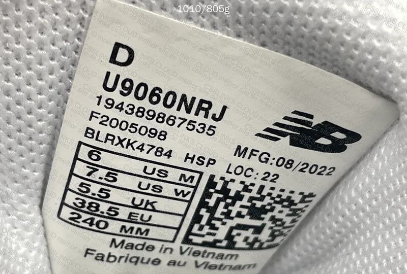New Balance 9060 Triple White 3