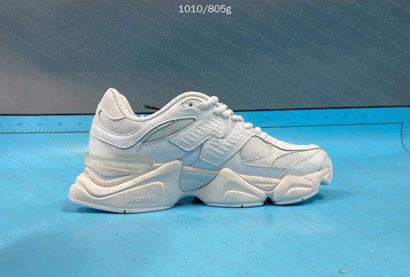 New Balance 9060 Triple White 4