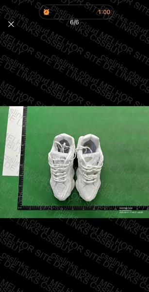 New Balance 9060 Triple White 5