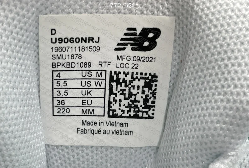 New Balance 9060 White U9060NRJ 10