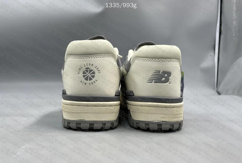 New Balance NB550 Aime leon dore white/grey 4