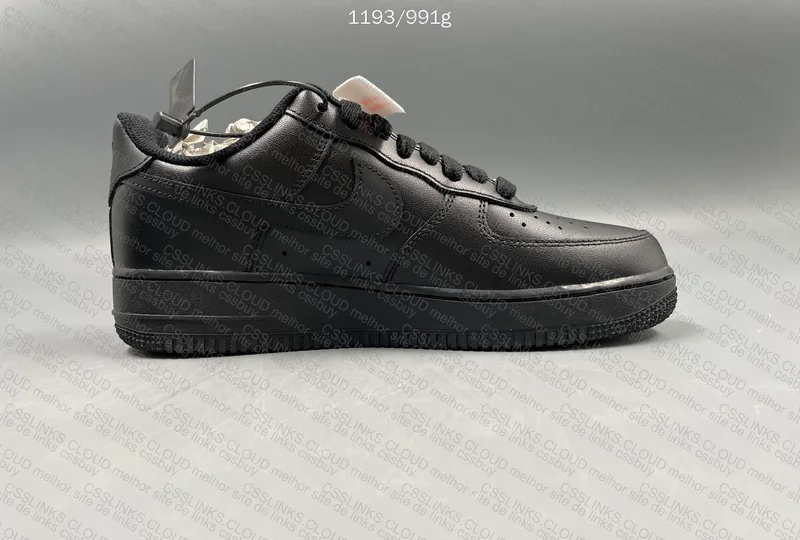 NIKE AF1 All Black 7