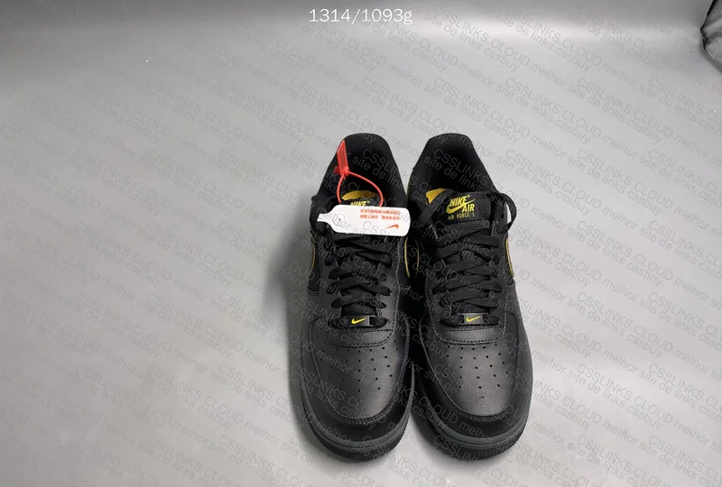 Nike Air Force 1 '07 Black/University Gold 2