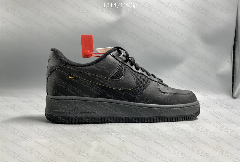 Nike Air Force 1 '07 Black/University Gold 5