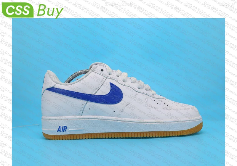 Nike Air Force 1 07 Retro Color Blue 4
