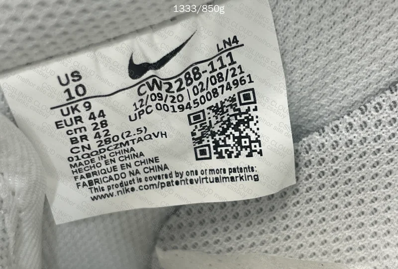 Nike Air Force 1 White 5