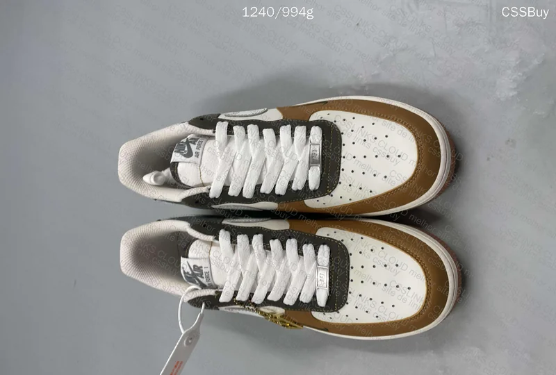 Nike Air Force 1 - Brown And Green 4