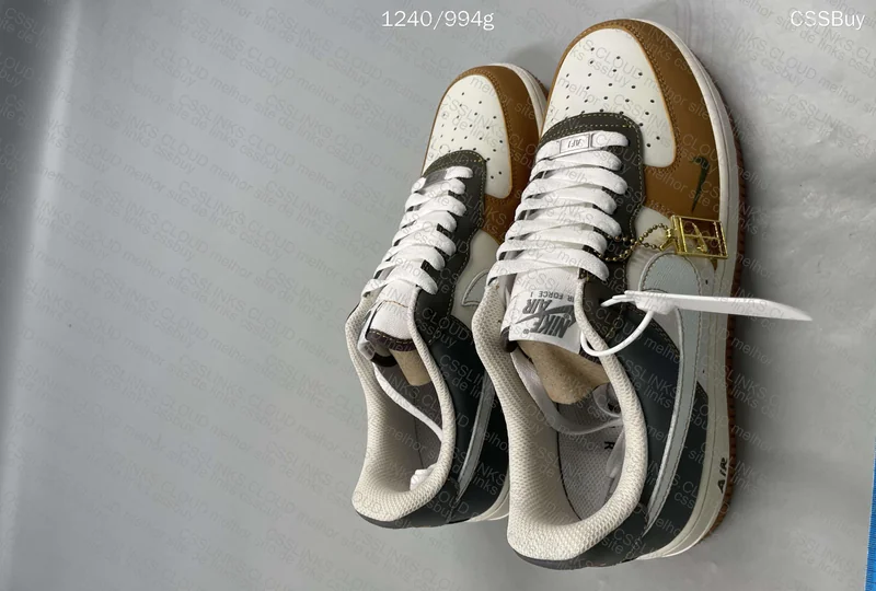 Nike Air Force 1 - Brown And Green 6