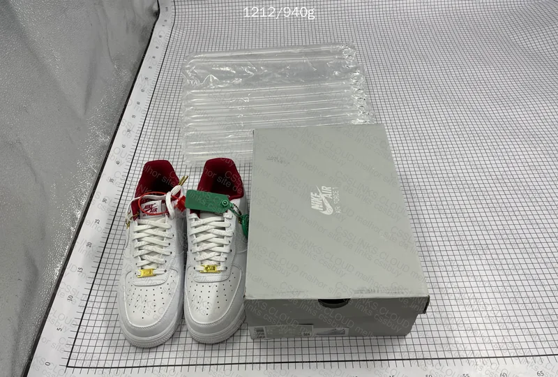 Nike Air Force 1 Just Do It Sw Red