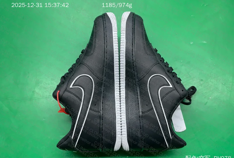 Nike Air Force 1 Low '07 Black White Sole (DV0788-002) 3