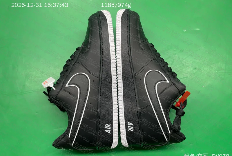 Nike Air Force 1 Low '07 Black White Sole (DV0788-002) 8