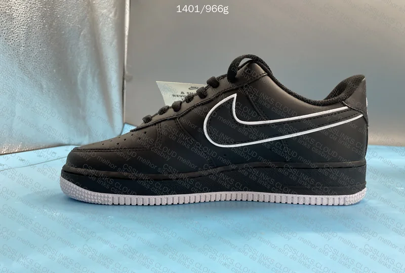 Nike Air Force 1 Low Black White 6