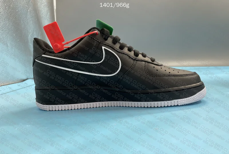 Nike Air Force 1 Low Black White 7