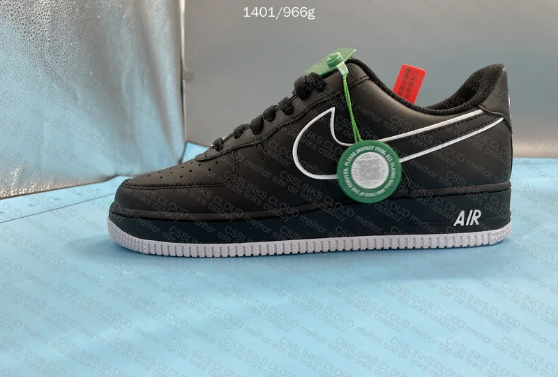Nike Air Force 1 Low Black White 8
