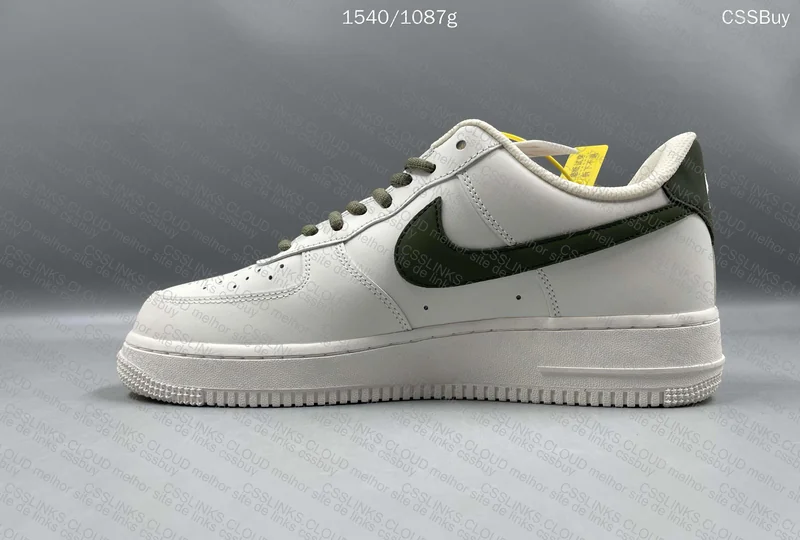 Nike Air Force 1 Low "Cream White Dark Green" 4