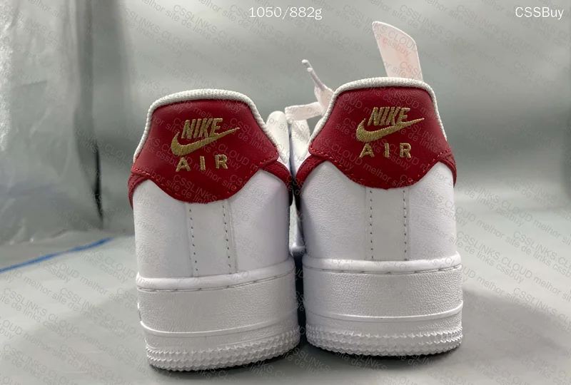 Nike Air Force 1 Low Essential Gym Red Mini Swoosh