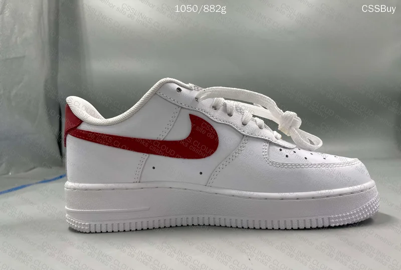 Nike Air Force 1 Low Essential Gym Red Mini Swoosh 5