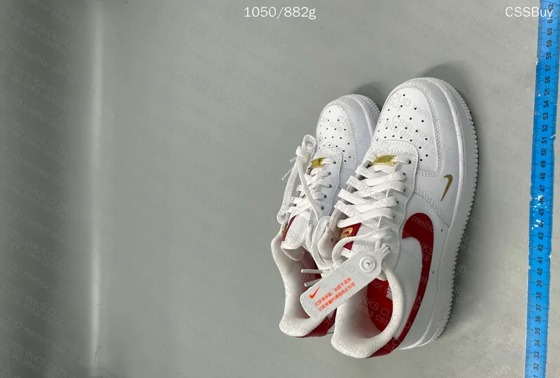 Nike Air Force 1 Low Essential Gym Red Mini Swoosh 8