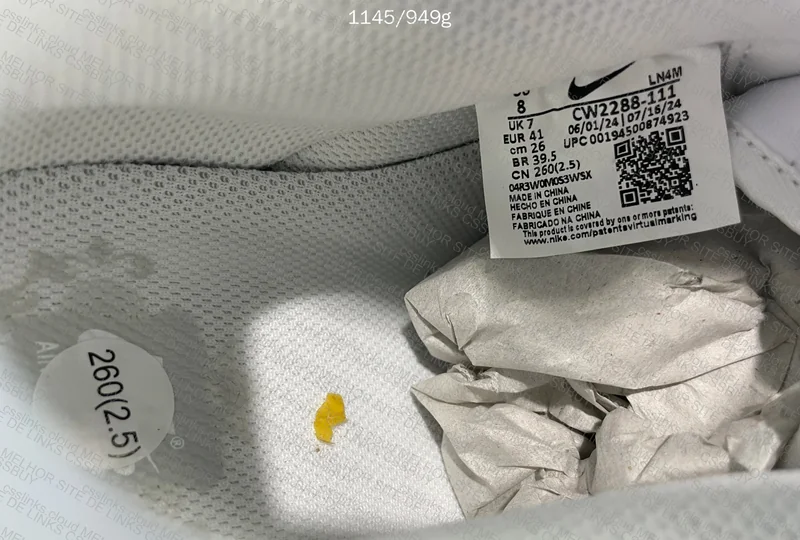 Nike Air force 1 White 9