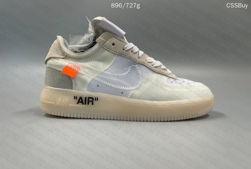 Nike Air Force OW Price: 60 Y Size: 36 BR 38 EUR Weight: 727g - No Box Batch: ?Time? 6 days 2