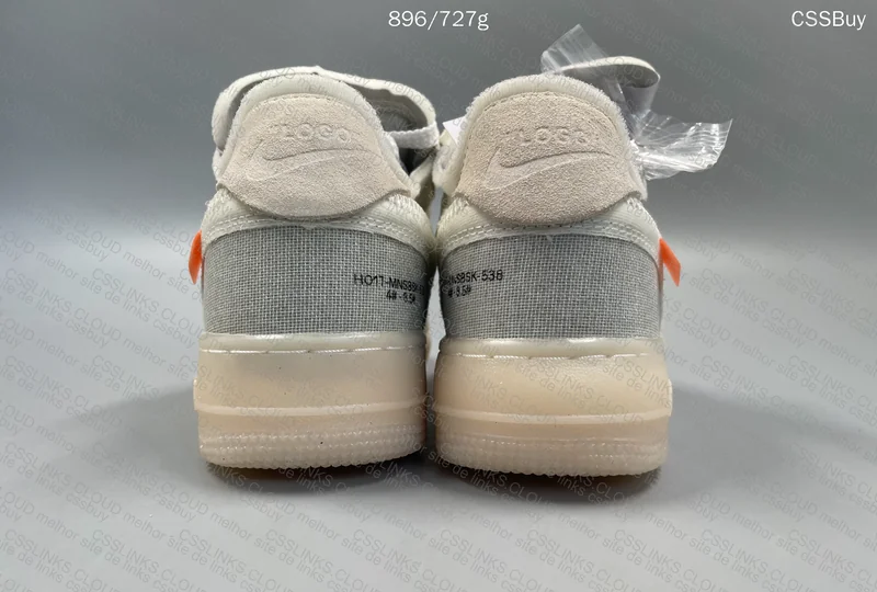 Nike Air Force OW Price: 60 Y Size: 36 BR 38 EUR Weight: 727g - No Box Batch: ?Time? 6 days 3