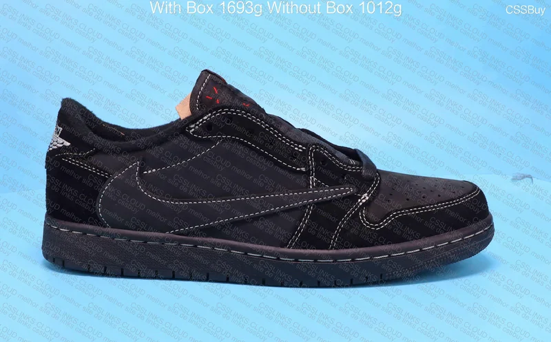 Nike Air Jordan 1 (BLACK PHANTOM) Travis Scott 5