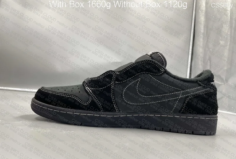 Nike Air Jordan 1 Cactus Jack Black Phantom