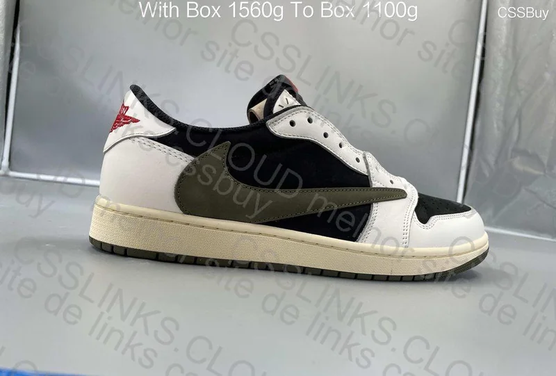 Nike Air Jordan 1 Cactus Jack Olive 4