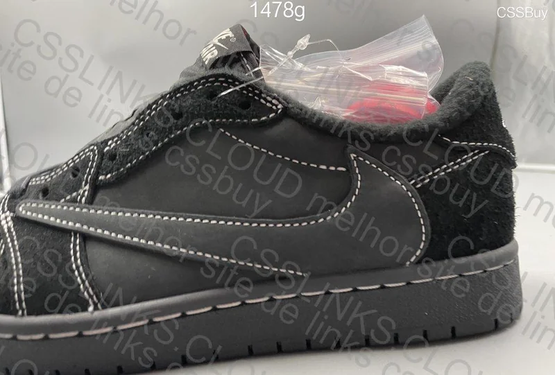 Nike Air Jordan 1 Low Black Phantom 4
