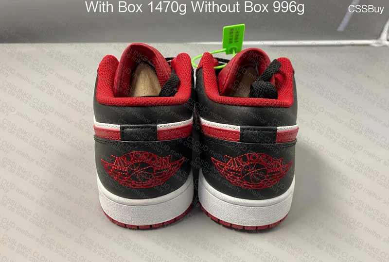 Nike Air Jordan 1 Low Gym Red Black - DT